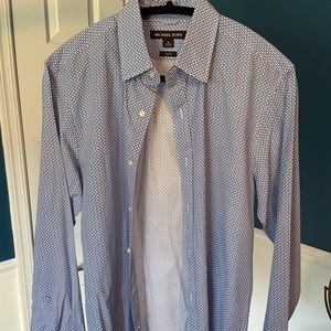 Michael Kors shirt, M, Slim Fit, nice pattern